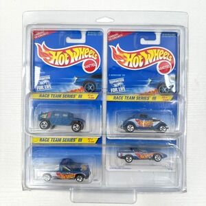HotWheels‎ Race Team Series III Complete Set Factory 4-Car Blister Pack 1990s
